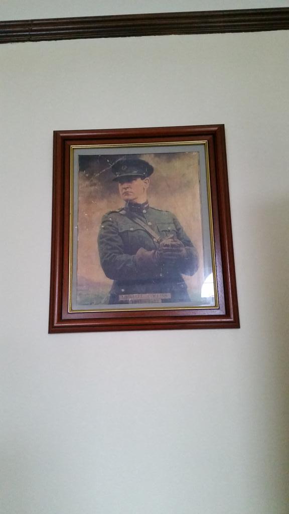 Happy birthday Michael Collins. We like him so much theres a framed photo of him in our sitting room like. 