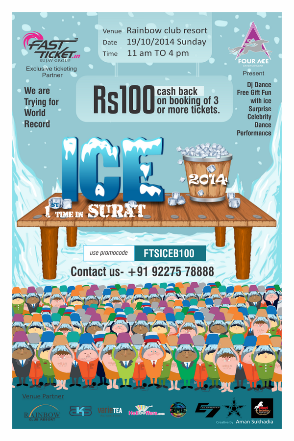 Book your entry to the first ever #icebucketchallenge 2014 in the #city of @Surat :fastticket.in/event/event-re…