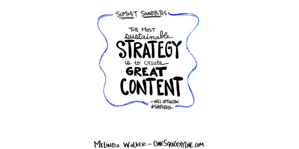 ShopOrgSummit's tweet photo. Heard at #shoporg14: Words of wisdom from @bloomreachinc's Will Uppington. http://t.co/DKS4lJkgrZ http://t.co/8DdkeUI9id