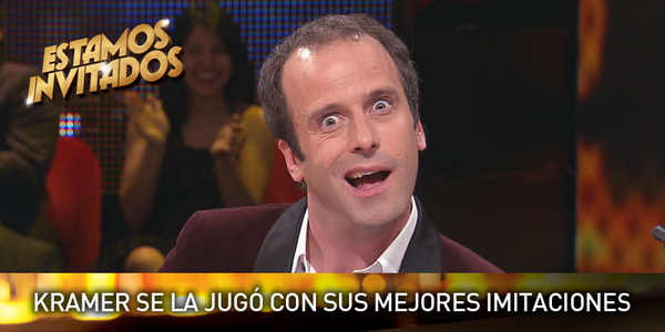 Invitados13's tweet photo. ¿Te lo perdiste? Revive aquí las mejores imitaciones de Kramer ayer en #EstamosInvitados http://t.co/BAH3o69cfD http://t.co/2I7zIQrKZg