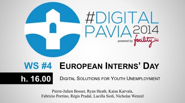 DigitalPavia's tweet photo. #DigitalPavia see you soon at the #Workshop4: #internsday @InternsGoPro http://t.co/yy9nAzOZtq