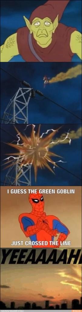 SubzeroTime's tweet image. Classic Spiderman does it again.