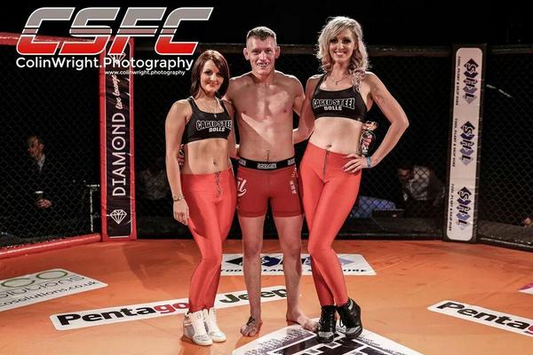 beckymkidd's tweet photo. #csfc9 @CombatSportFC @CagedDolls with winner @HellPunchMMA #IloveDN @DoncasterDome #mma @babesofmma  @CagedSteel http://t.co/jUQAMglC2J
