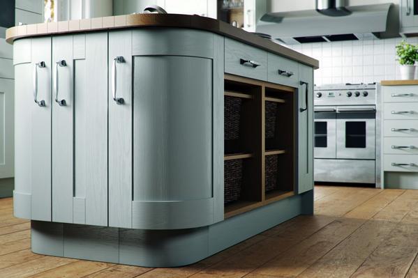 AbbyKitchensHQ's tweet image. Hi #WakefieldHour. Have you seen the beautiful new #EnglishRose kitchens by Omega? Loving this steel blue one