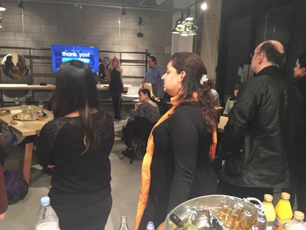 poseidongroove's tweet photo. #womenintech discussing the future of #wearables at a #googleglass #explorer event @getfindit http://t.co/PHI0O6d0hh