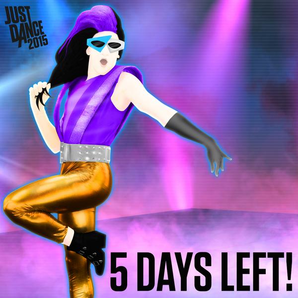 justdancegame's tweet photo. 5 DAYS TILL #JUSTDANCE2015! 😎 😎 😎 http://t.co/Hv1lx9OepQ