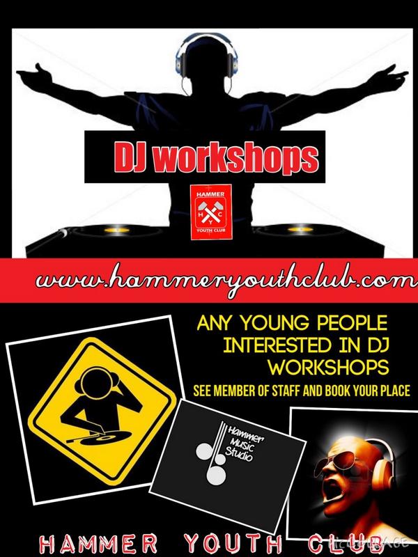 ClubHamer's tweet photo. Workshops available to all young people#Hammer#musicstudo http://t.co/OPTBAo4gpt