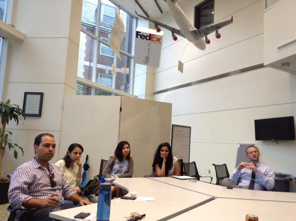 BabsonEship's tweet image. Having round table with @babsonalumni @JasonReuben ! #babsonbutler