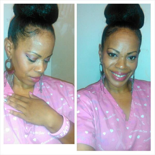 UneeklySpecialK's tweet photo. #ThinkingPINK #SupportingtheFIGHT http://t.co/oqD37fYSGy