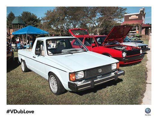 ClassicVW1's tweet photo. This photo proves that Golf is always more fun with a Caddy. #TBT http://t.co/e87cwzewEw