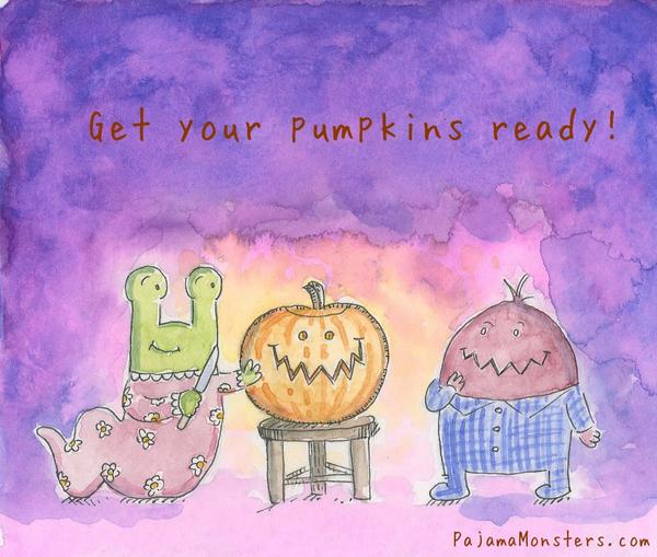 PajamaMonsters's tweet photo. Get your pumpkins ready! #Halloween #pajamamonsters #pjm http://t.co/IAwYqUon4o