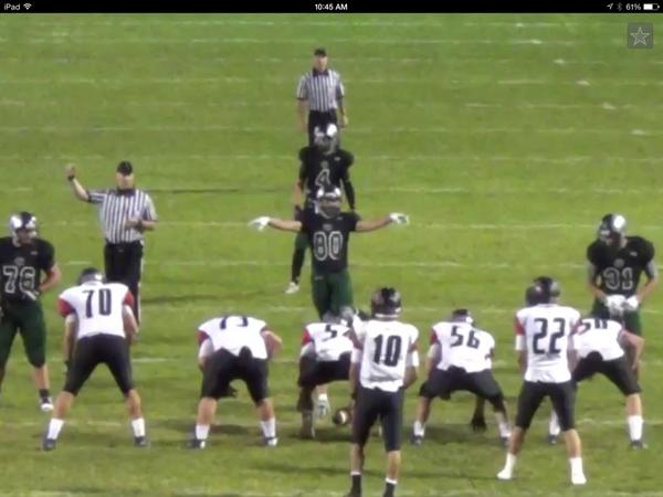 david_fox6's tweet photo. Shout out to my boy @visockisdylan calling out the offense! Very talented! #D1Bound #allstate #linbacker @TheD_Zone http://t.co/7R7KEuSX7u