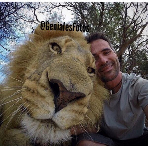 Selfie con un amigo...