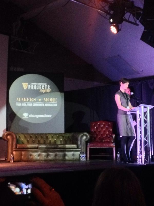 jolooby's tweet photo. Delighted to be part of the #MakersofMore summit with @Ashoka and Arthur Guinness Projects tonight. #changemakers http://t.co/sxY19z31nv