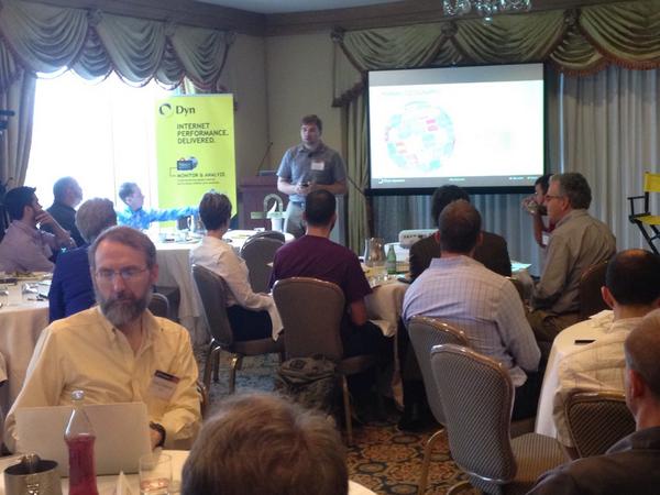 mattyjackets's tweet image. @Dyn CEO @jhitchco addressing the first ever Dyn Connect User Group! #dyn #internetperformance