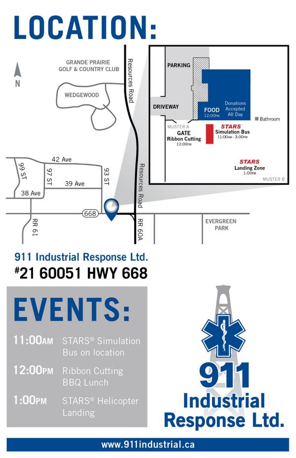 Come join us Monday!!!!!! 11am-3pm
<a href="/STARSambulance/">STARS</a> @qe2foundation <a href="/CityofGP/">CityofGrandePrairie</a> @CountyofGP 
Please share this Event!!!!!