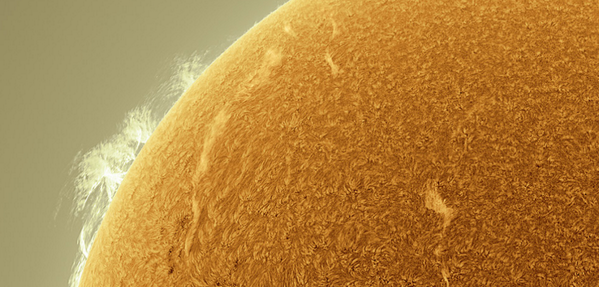 rodmansarah's tweet photo. "@scifri: Up close, the sun looks like an ovum. http://t.co/Qnyo1gaiAU http://t.co/ejD7v6zCPU" #beespbs