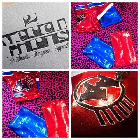 2MerchGirls's tweet photo. Blue &amp; red shorts for our favourite "Aerial Assassin" @WillOspreay - fully lined with belt detail #bigmatch #yorkhall http://t.co/MT7zSe7YlT