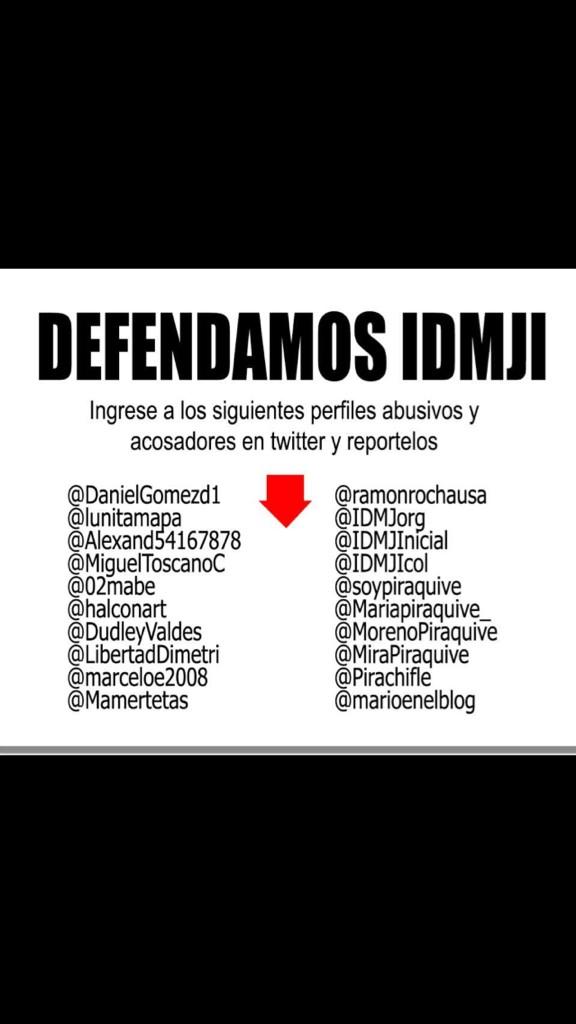 alvaro_antunez_'s tweet photo. @SamirBedoya @DefensoresIDMJI @DefendemosIDMJI @Baena @MagnoliaNasayo @FIMLM @gloria_stella @GlobalMiraism denunciemo http://t.co/4V1OGq9clj