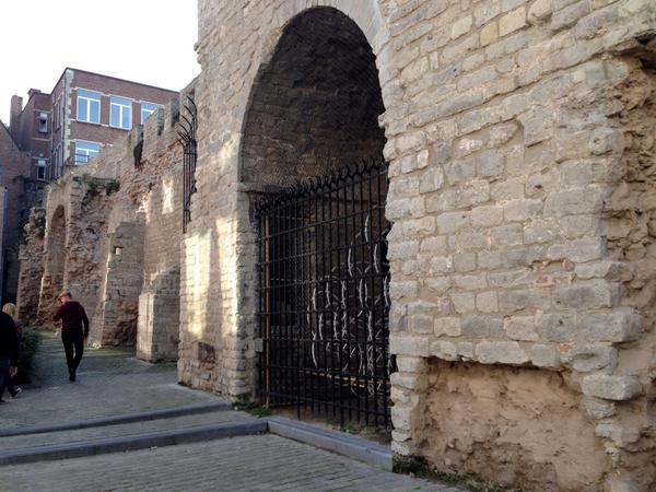 Original 13th century fortress in Brussels, Belgium. #travel #brussels #belgium #villerstower