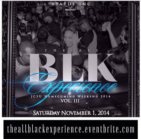 Status_Inc's tweet photo. The All Black Experience Volume III" presented by Status Inc. is back. JCSU Homecoming Weekend Saturday 11.1.14 http://t.co/sNCVWQmFc2
