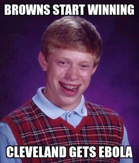 Claddagh_Legacy's tweet photo. that's #CLElove for you #CLE #browns #ebola http://t.co/wJyySk5nRi