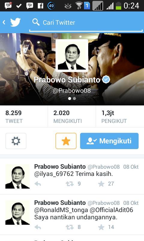 Happy birthday sang patriot bangsa
H.PRABOWO SUBIANTO.
SEMOGA DIMUDAHKAN SEGALA CITA CITANYA. 