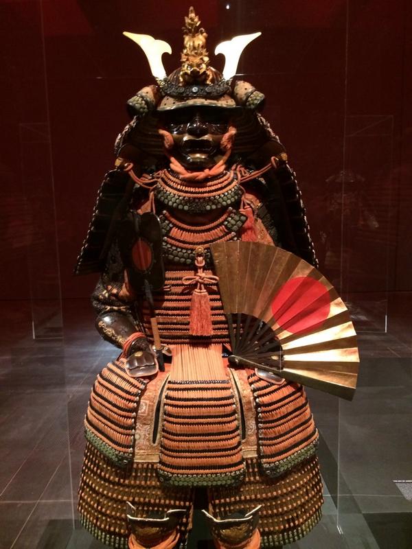 LACMA's tweet photo. Sneak peek of "Samurai: Japanese Armor," opening to members today! http://t.co/kEKbHEHaAQ cc @samuraimuseum http://t.co/mfKUorSNag