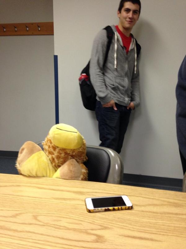 Class time with my new friend!