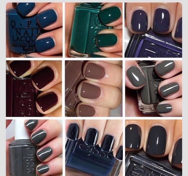 “<a href="/Glam_Rushnails/">Glam&Rush</a>: Te compartimos los colores más padres para esta temporada! #fall #october #nails ”