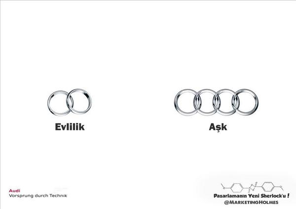 aslisirin's tweet photo. 😂👍“@marketingholmes: Mercedes-Benz'den Audi'nin 'Evlilik - Aşk' reklamına efsanevi gönderme: 'Sex' http://t.co/YKZNeTi854”