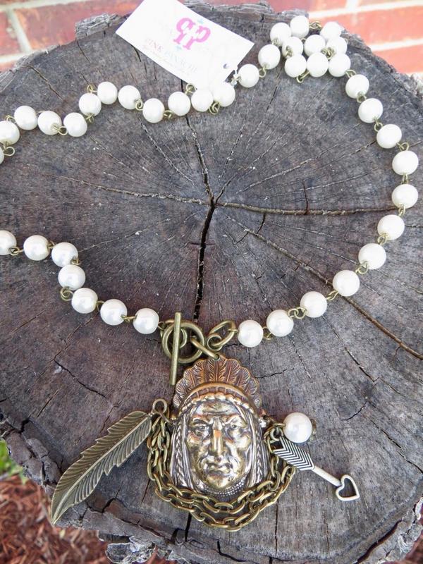 scboutiqueok's tweet photo. Our best selling Pink Panache necklace is back! These sold super fast last time so get yours before it's gone again! http://t.co/WJGC96Vx9n