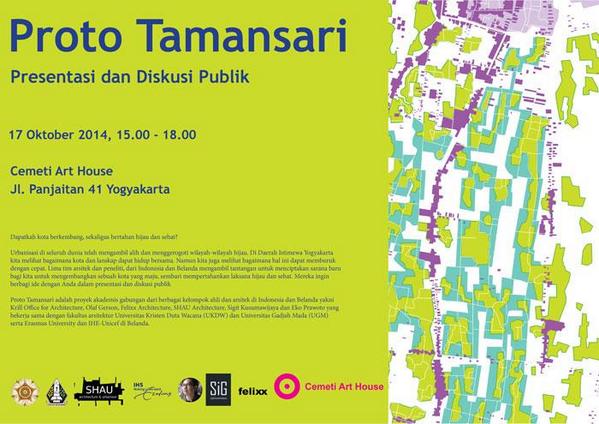 RT @CemetiArtHouse Presentation+Discussion "Proto Tamansari" 17oct krill+UGM+Eko Prawoto <a href="/SHAURotterdam/">SHAU</a> @Felixx____