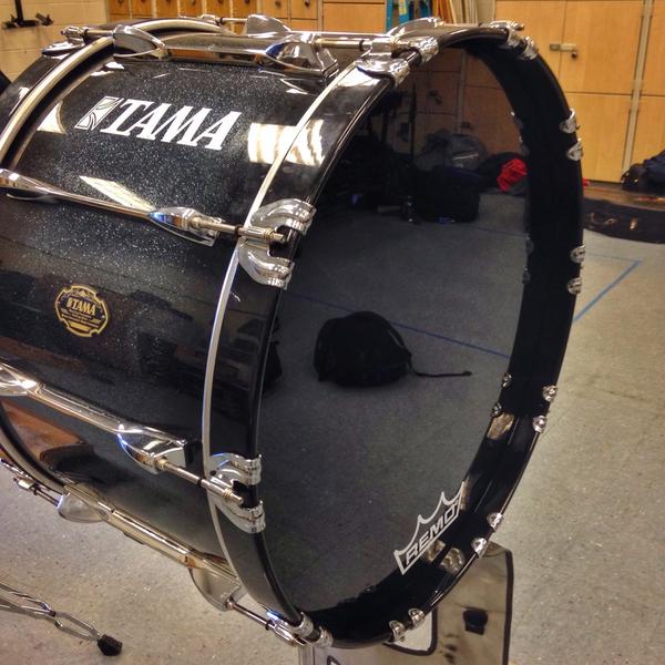 richie_rod7's tweet photo. @remopercussion with a great sound for the Cypress High School Bass Line on our new @TAMAofficial Tama Marching Drums http://t.co/HMD2a8tLRD