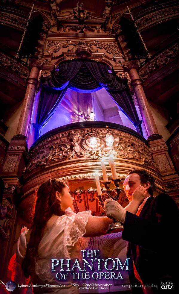 FyldeArts's tweet photo. EXCLUSIVE: IMAGE from our photoshoot featuring @LythamAcademy Phantom Of The Opera coming to @LowtherTheatre http://t.co/ZDTjgmIlDR