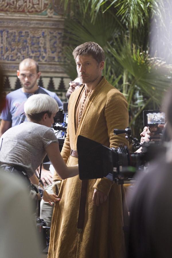 Zootropora's tweet photo. #JuegoDeTronos: primeras imágenes del rodaje de la quinta temporada en Sevilla de Jaime, Ellaria Arena y Aero Hotah http://t.co/5L6ooIuLFM
