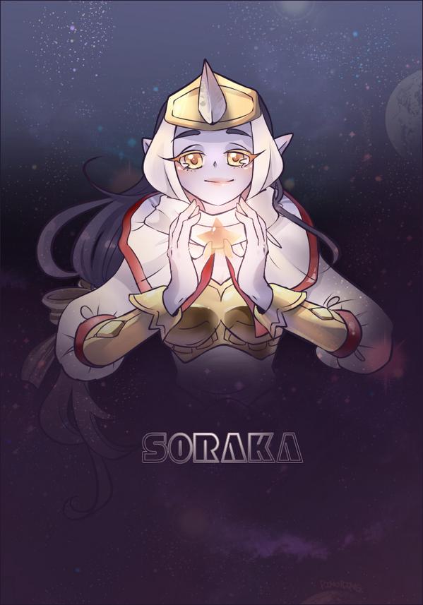 LeagueofFandom's tweet photo. Soraka by Pinoring~ http://t.co/ZQCIXZeaac #leagueoflegends #fanart #soraka http://t.co/seyAl4ml61