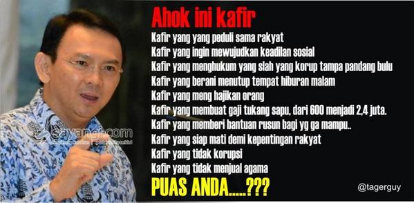ted_bwp's tweet photo. RT @ricardodesanto2: Ahok memang kafir tapi...... http://t.co/xEJFS2TaYl