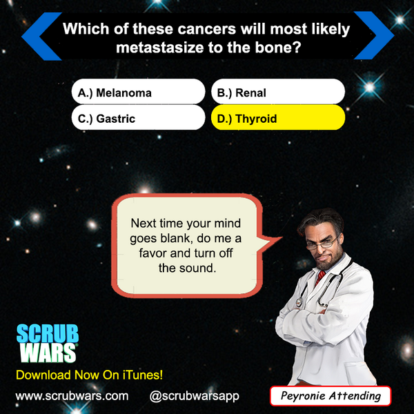 scrubwarsapp's tweet photo. #MedEd Review Answer - #USMLEstep1 #ScrubWarsApp Retweet/Favorite if you guessed the right answer! http://t.co/H5qEkaSeTl