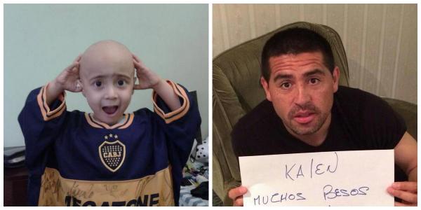 Kalen Lopazzo la está peleando A LO BOCA en el Hospital Garraham
Como Román le mandamos muchos besos y  #FuerzaKalen!