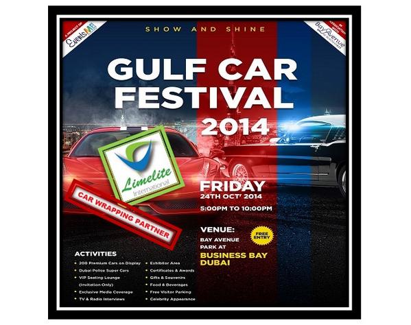 EventsME_'s tweet image. Gulf Car Festival is pleased to announce LimeLite International as official Car Wrapping Partner at #GulfCarFestival