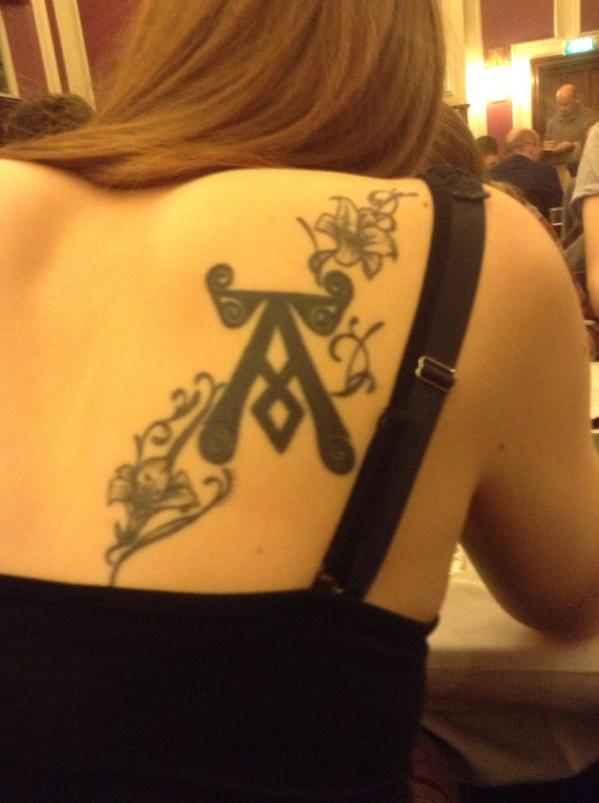Awesome tattoo at the SMWS tasting. This girl worked at Ardbeg for 5 summers!