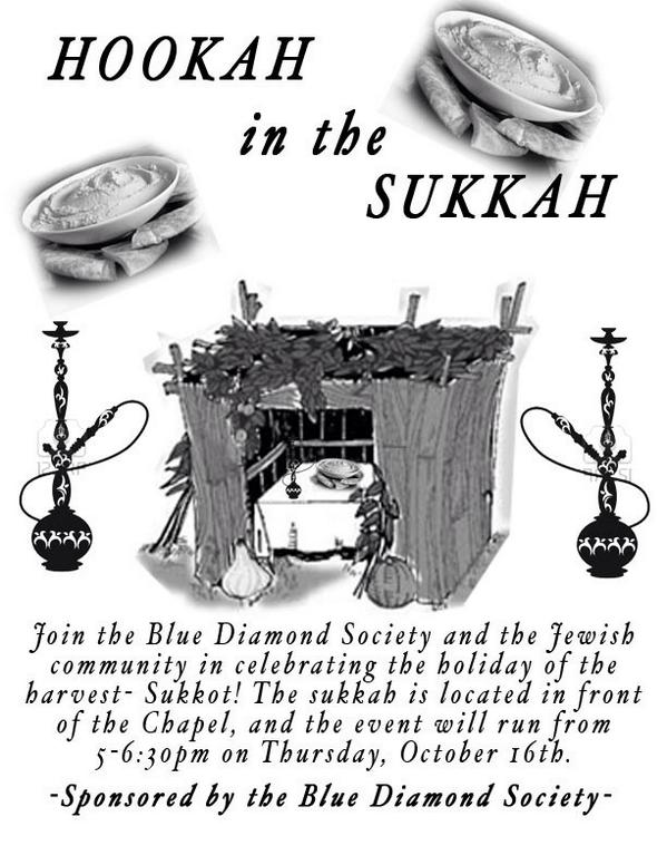 Join us in celebrating #Sukkot with our annual Hookah in the Sukkah today!