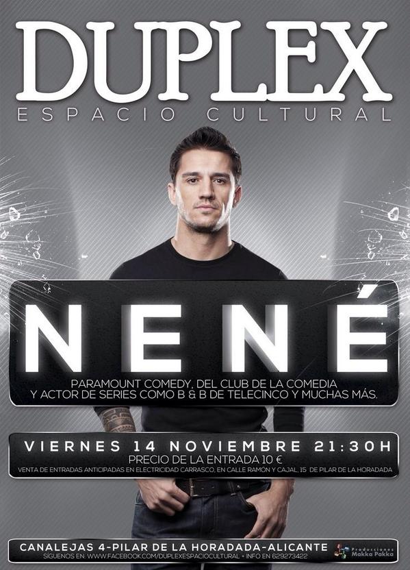duplex2013's tweet photo. El 14 de noviembre en @duplex2013 @nenemigo. No faltes! http://t.co/e0omRRU7r0