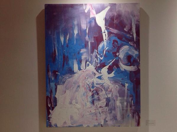 AngelaDutton's tweet photo. There's so much to see @madeinroath2014 this weekend incl this painting by @aidan_myers @CardiffMADE #Roath http://t.co/fHNMXz7ddc