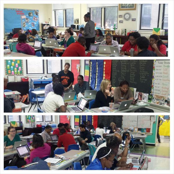 CCPCSTrinidad's tweet photo. Tigerland &amp; @CCPCSCapHill came together yesterday to collaborate! #ReachingRangeOfLearners #CapTrini @CenterCityPCS http://t.co/IDPCOfGnWr