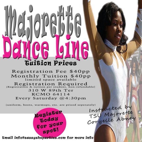 Now bringing the South to the Midwest!!! Register now to reserve your spot on #kansascity 's 1st majorette dance line