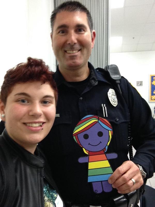 tri2findyourslf's tweet photo. We started a Gay-Straight Alliance club today at #olhs I'm pictured w/ Jay our President &amp; Allie. http://t.co/69nYMJfN6G