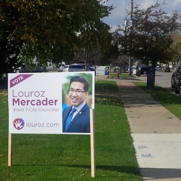 LourozMercader's tweet image. #VoteLouroz #ElectionSigns are going up all over #Ward7 #Mississauga Request yours: louroz.com/sign #Misspoli