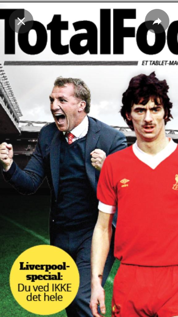 TotalFodbold's tweet photo. Ok, vi lækker et billede fra den kommende Liverpool-forside. Nyt magasin klar på din iPad om 1-4 dage. #lfc http://t.co/Rwwb1Jqgp1